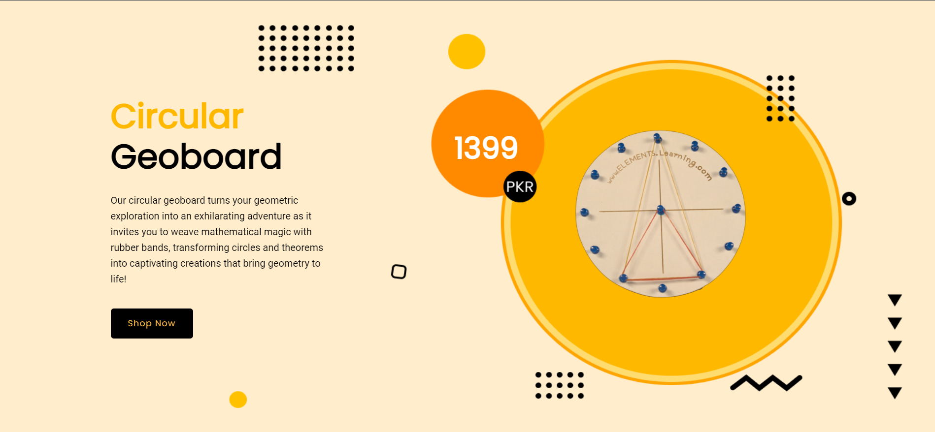 circular-geoboard